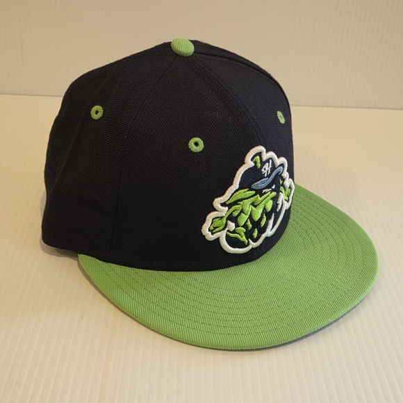 Men's New Era Navy Hillsboro Hops Authentic Collection 59FIFTY Fitted Hat Size 7 - Picture 3 of 14